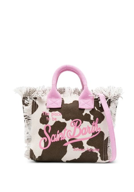 Borsa Mini in canvas SAINT BARTH | VAMI001 VANITY MINI00327L COW SKIN 1021